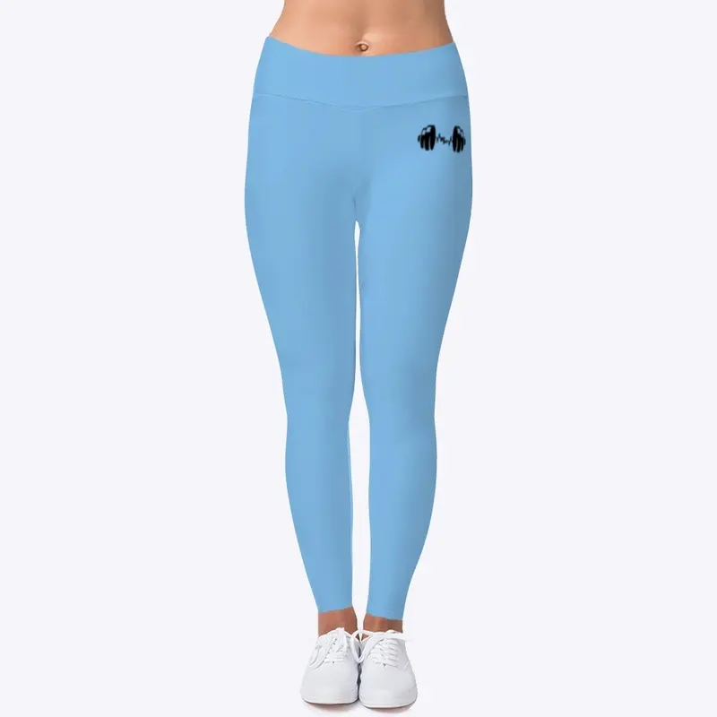 Women's Training Leggings Black Logo